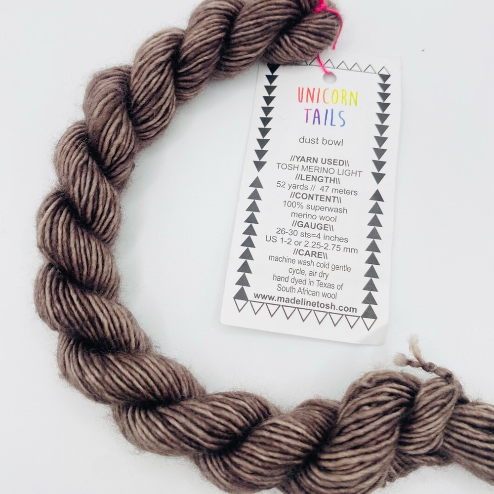 Madelinetosh Unicorn Tails fingering weight yarn